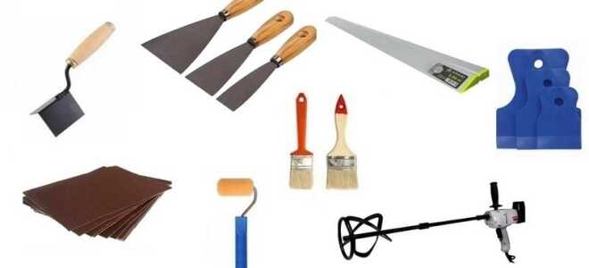 Инструмент для шпаклевки стен: какие инструменты нужны для нанесения гипсовой шпаклевки