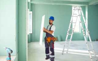 Выравнивание стен гипсокартоном (16 фото): как выровнять своими руками с каркасом и без него