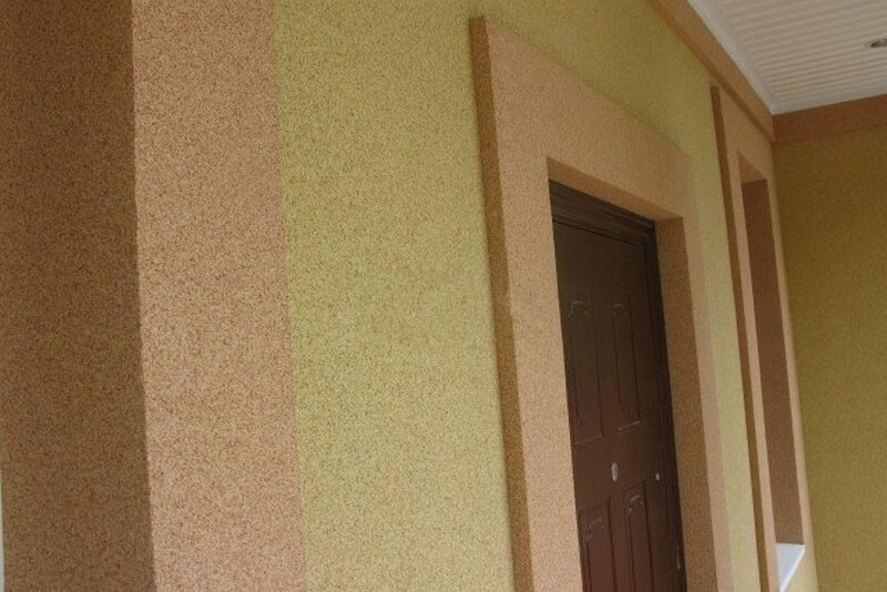 минеральная штукатурка в интерьере