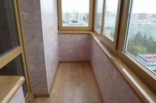 otdelka_lodzhii_shtukaturkoj_08
