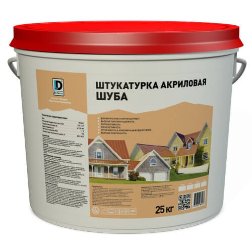 акриловая штукатурка шуба