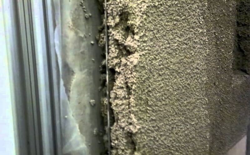 слой теплой штукатурки