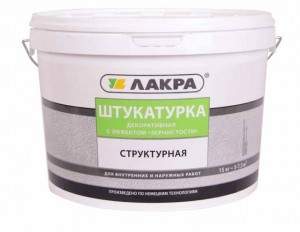 ведро структурной штукатурки