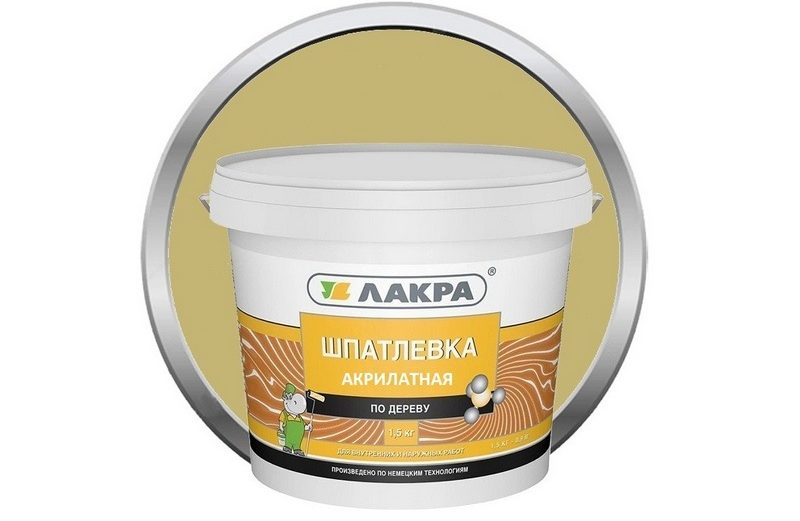 Акрилатная шпаклевка обладает повышенной пластичностью и влагостойкостью