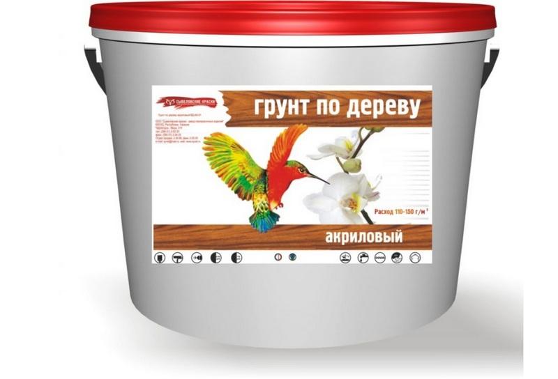 Акриловая грунтовка защищает волокна древесины от трансформации