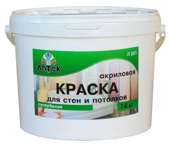 Акриловая краска замешана на основе полимеров сложных эфиров кислот