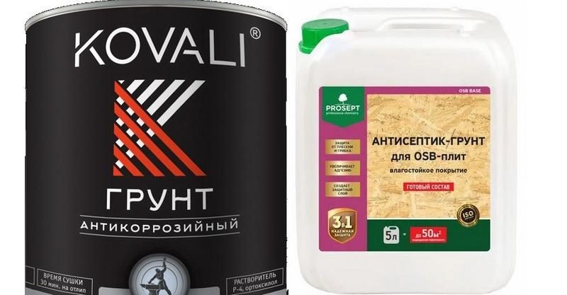 Антикоррозийная и антисептическая грунтовка для дерева