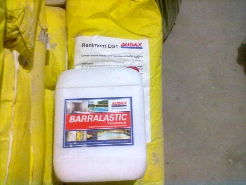 Barallastik - это двухкомпонентный гидроизоляционный состав, изготовленный на основе цемента