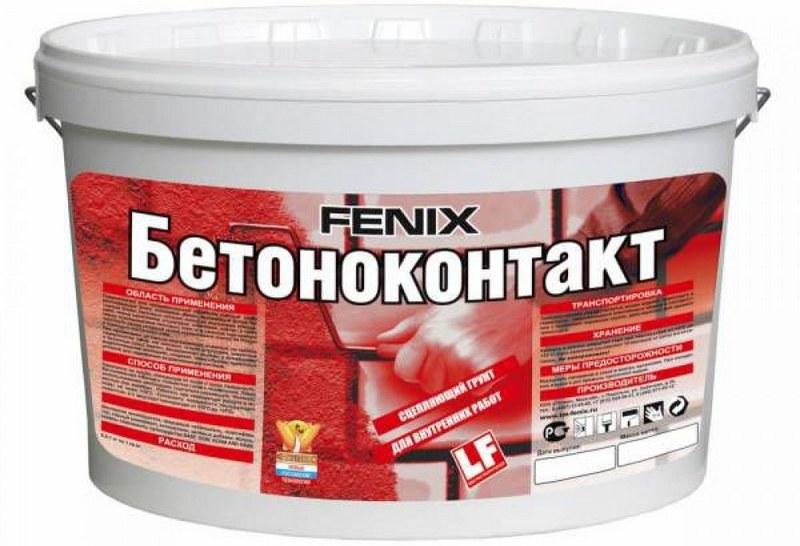 Бетон-контакт Феникс, изготовленный на кварцевом песке, создает равномерный шероховатый слой