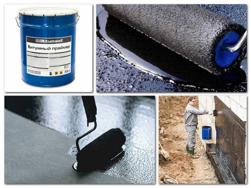 Битумные праймеры используют для предохранения внутренних стен от воздействия жидкой среды