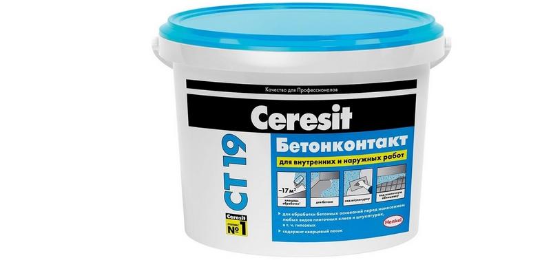 Ceresit CT 19 – строительный материал, предназначенный для обработки различных бетонных поверхностей