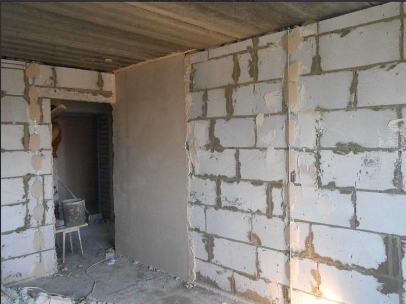 Для внутренней отделки дома из газобетона часто используют гипсокартон