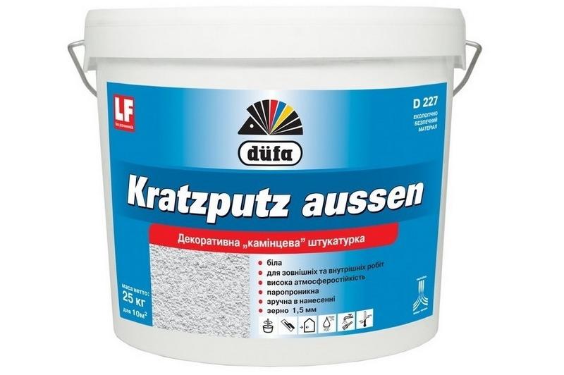 Dufa Kratzputz aussen - декоративная штукатурка для наружных и внутренних работ со структурой «апельсиновая корка»
