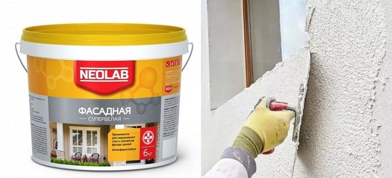 Фасадная шпаклевка отлично подходит для выравнивания поверхности, т.к. она позволяет перекрыть даже очень крупные недочеты и изъяны