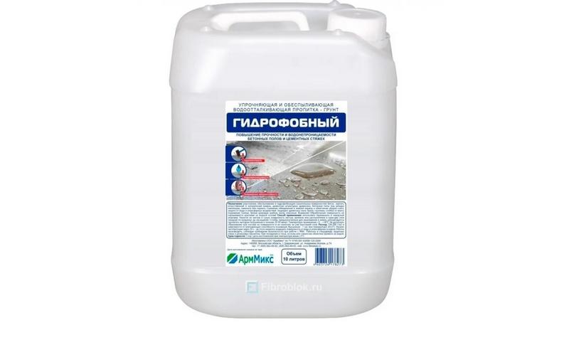 Грунт с водоотталкивающими добавками обладает свойством резкого понижения водопоглощающих качеств газоблока