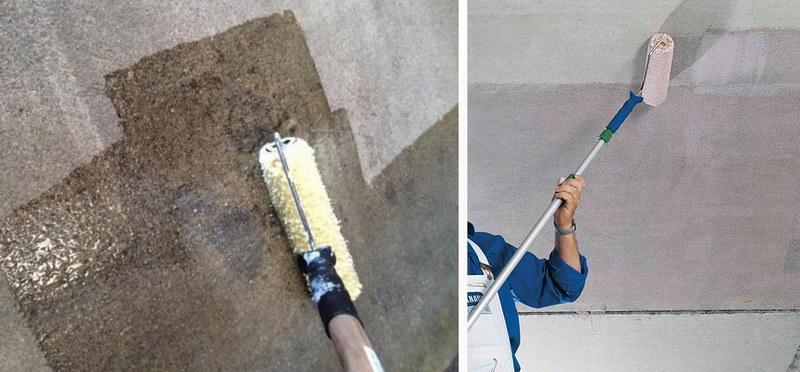 Грунтование поверхности позволяет упрочнить верхний слой бетона, сделать его более стойким к нагрузкам