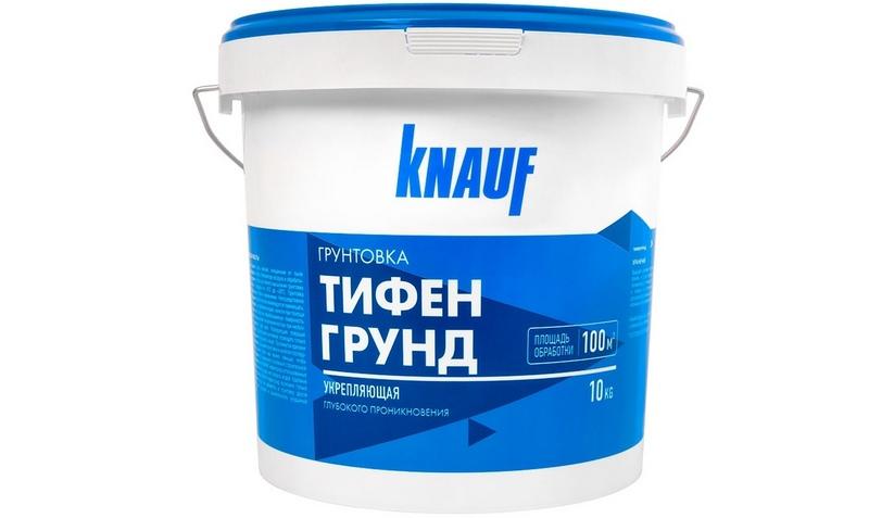 Грунтовка Кnauf Тифен Грунд применяется для укрепления поверхности, снижения ее впитываемости и улучшения адгезии