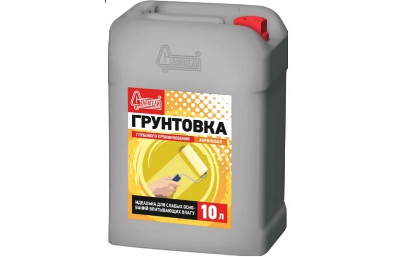 Грунтовка Старатели глубокого проникновения увеличивает прочность сцепления наносимых материалов с основанием