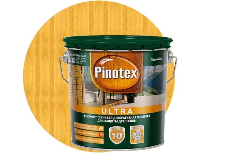 Грунтовка-антисептик Pinotex Base улучшает качество деревянной поверхности, обеспечивает двойную активную защиту древесины