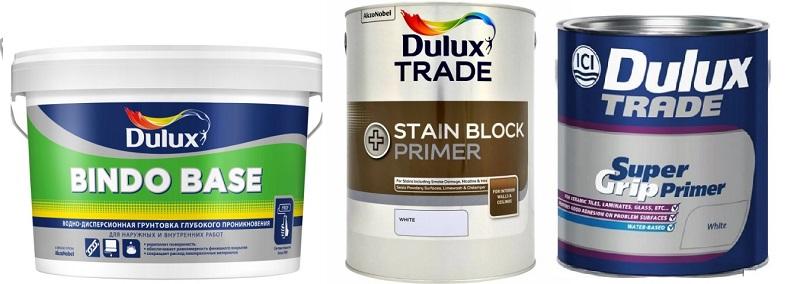Грунтовки, выпускаемые под торговой маркой Dulux