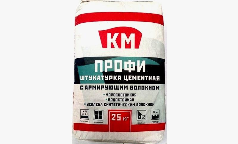 КМ профи с армирующим волокном быстро сохнет, не боится внешних факторов воздействия