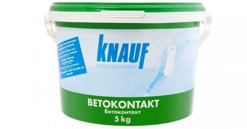 Knauf Betokontakt - это популярная грунтовка, содержащая кварцевый песок