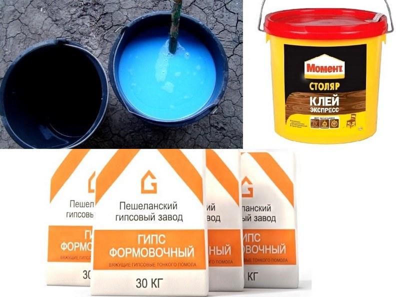 Компоненты для изготовления купоросной шпаклевки