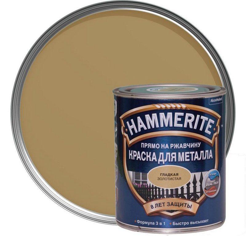 Краситель HAMMERITE является эффективным заменителем грунтовки для металла