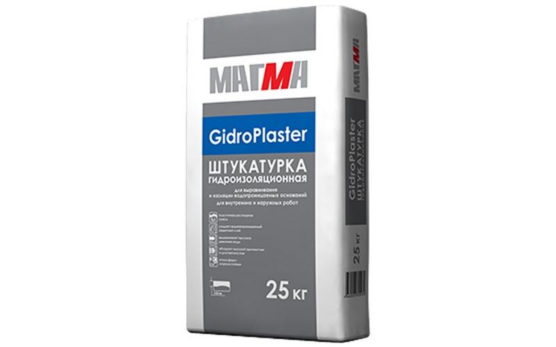 Магма GidroРlaster обладает высокими показателями пластичности, влагостойкости и износоустойчивости