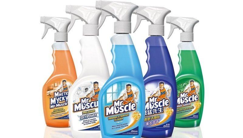 Мr. Muscle эффективно убирает следы грунтовки практически с любого типа поверхности