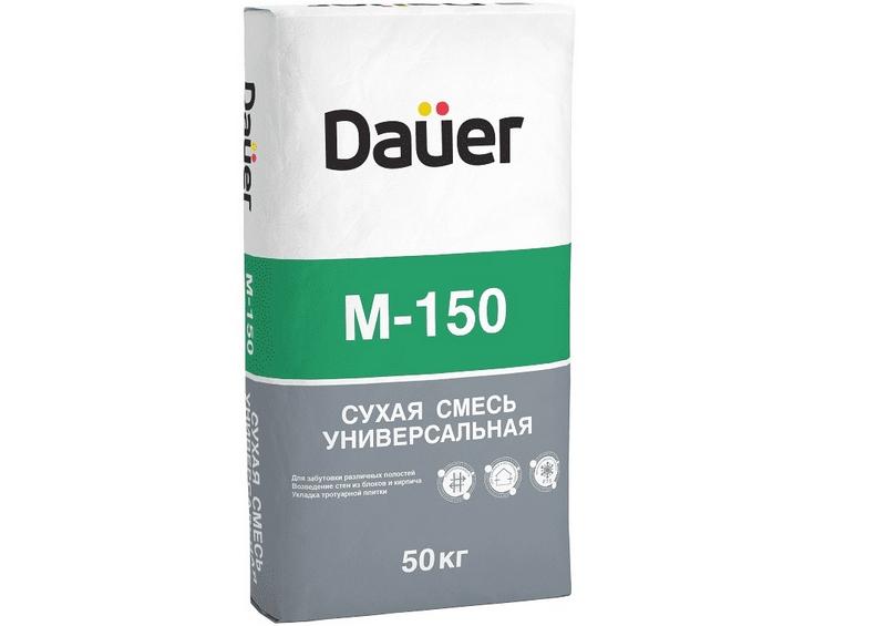 Отличительной особенностью смеси Daũer является наличие армирующей добавки – фиброволокна