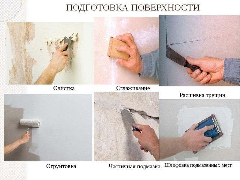 Перед нанесением штукатурки необходимо произвести тщательную подготовку поверхности