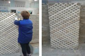 Планки в стыковочных местах не крепят впритык, а делают зазор в 2-3 мм