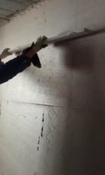 Подрезка гипсовой штукатурки