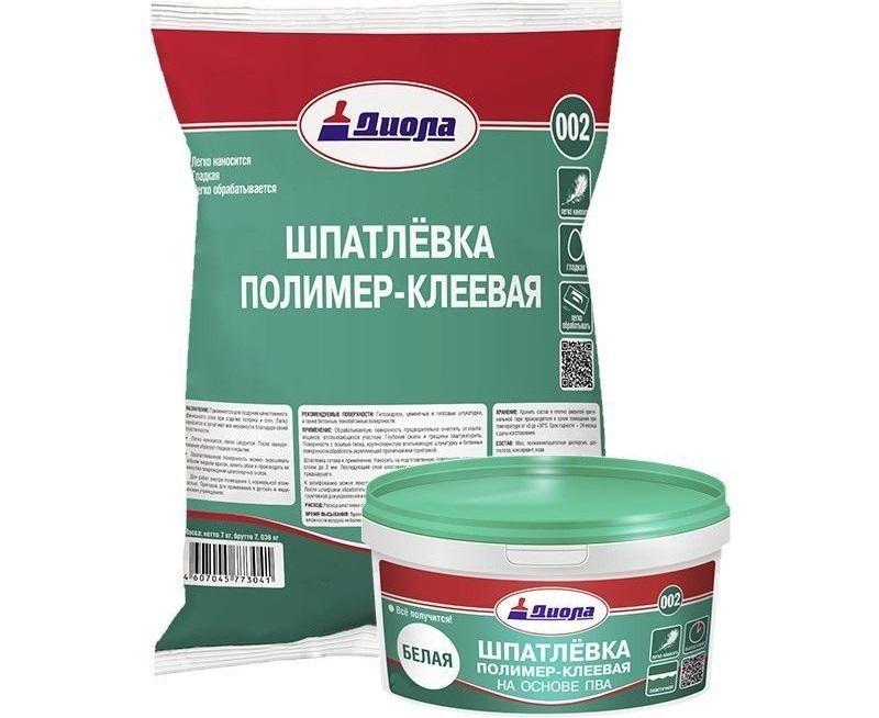 Полимерно-клеевая шпатлёвка подходит для потолков, стен и полов, отличается особой эластичностью