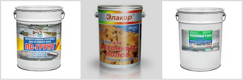 Полиуретановые грунтовки хорошо обеспыливают и повышают износостойкость поверхности