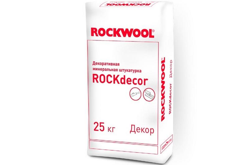 ROCKdecor-D - смесь от известного производителя Rockwoo на минеральной основе рекомендована для штукатурки газобетона