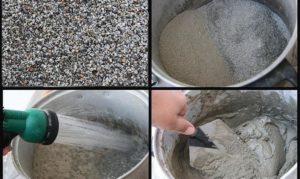 Регулируют вязкость раствора путем добавления крошки или воды