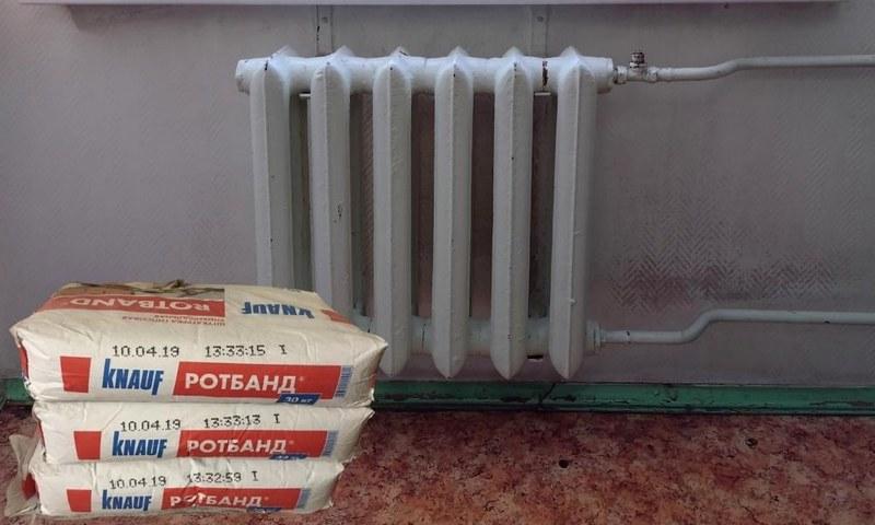 Рекомендуется держать штукатурку в отапливаемом помещении