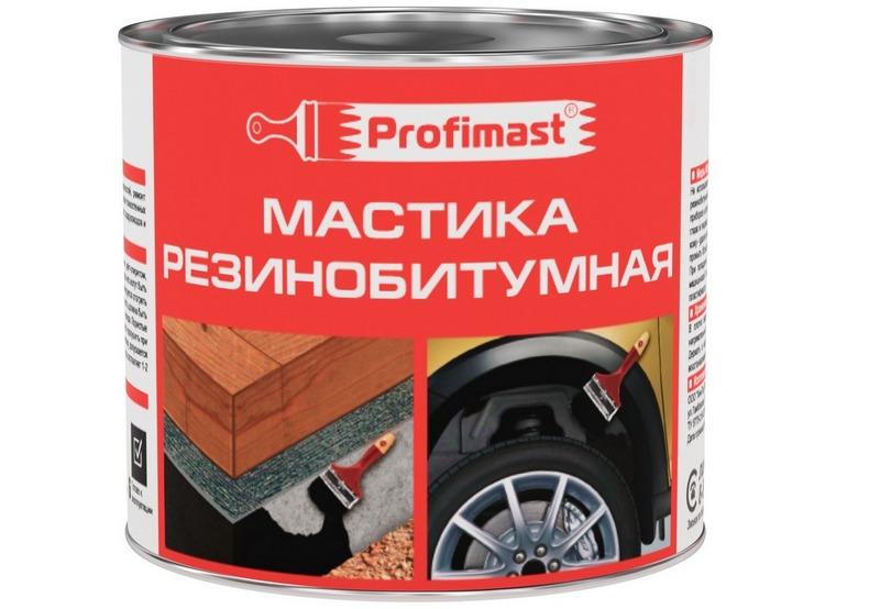 Резинобитумная мастика применяется в качестве гидроизоляции для разного типа кровель