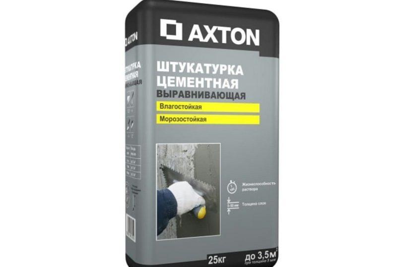 С помощью штукатурки Axton цементная можно выровнять стены и потолки по базовому основанию