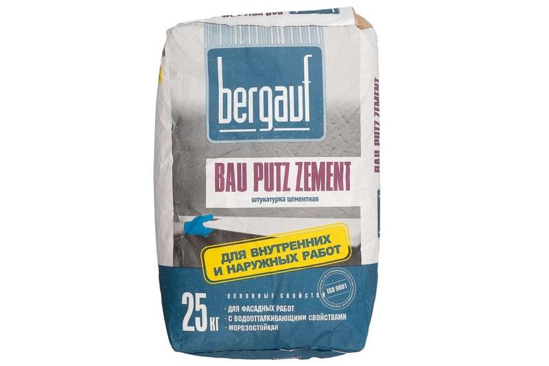 С помощью универсальной штукатурки Bergauf BAU PUTZ ZEMENT можно создать гладкую поверхность и скрыть все недостатки