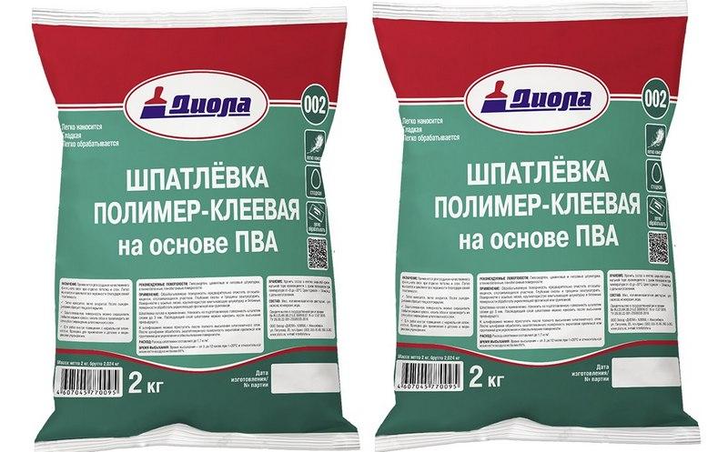 Шпаклевка «Диола» применяется для финишной отделки потолка и стен