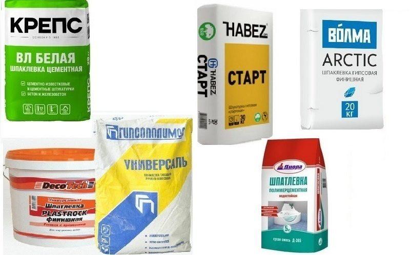 Шпаклевки отличаются техническими характеристиками, областью применения и способом нанесения на обрабатываемую поверхность