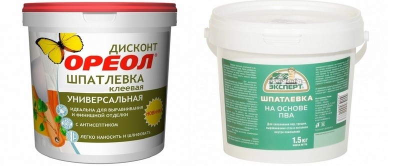 Шпаклёвки на клеевой основе применяются в качестве финишного покрытия