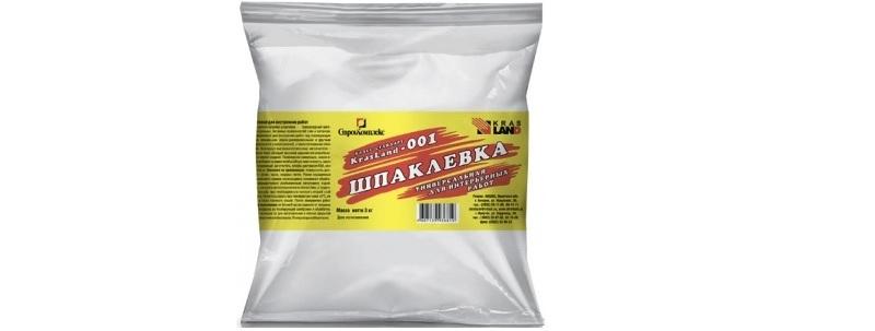 Шпатлевка Мастер-001 применяется для внутренних работ