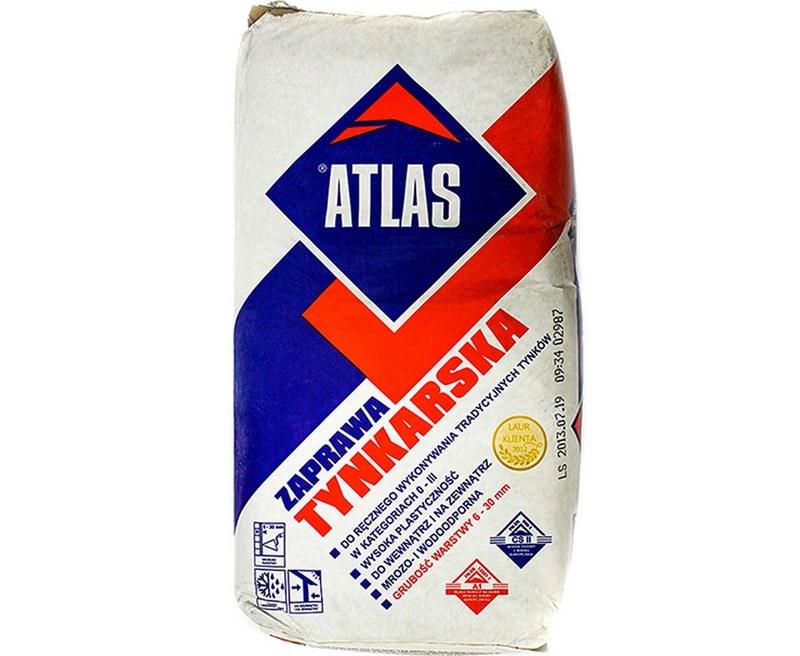 Штукатурка Atlas предназначена для ручного или механического оштукатуривания