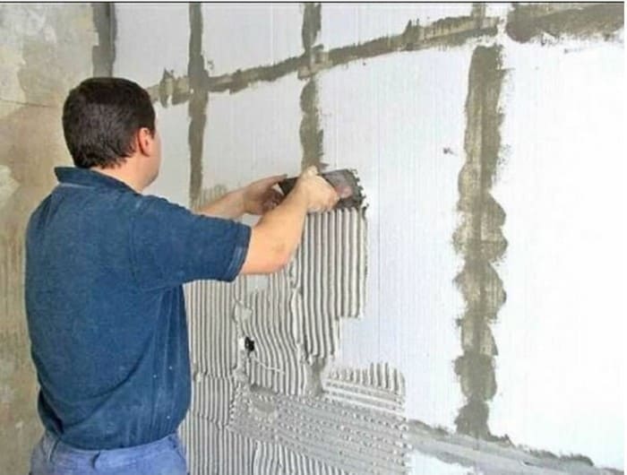 Штукатурка внутри помещения