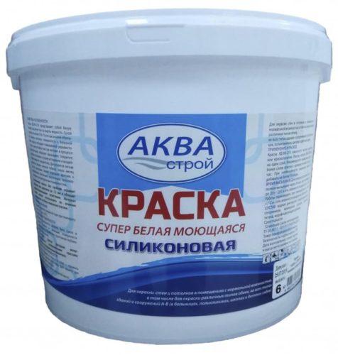 Силиконовая краска содержит смолы и эмульсию из воды