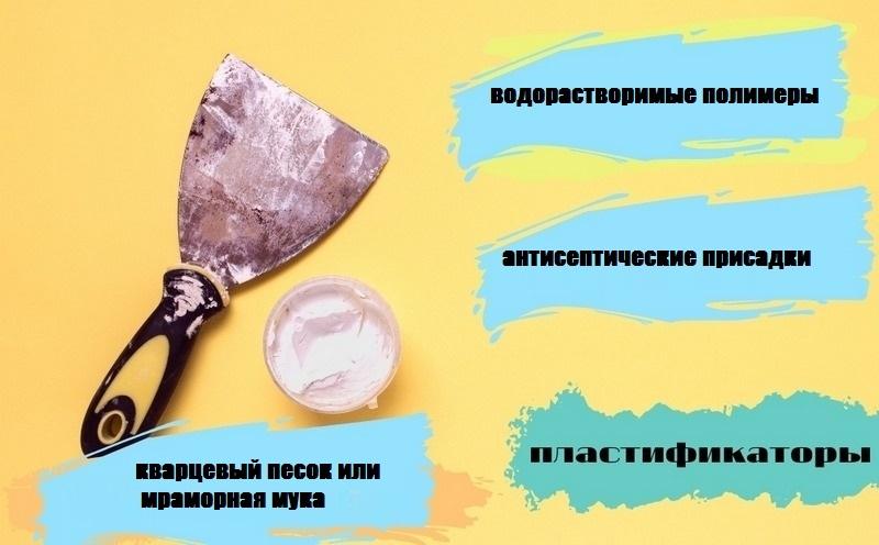 Состав гипсовой шпаклевки